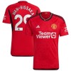Virallinen pelipaita Manchester United Wan-Bissaka 29 Koti 2023-24 Lyhythihainen - Miesten
